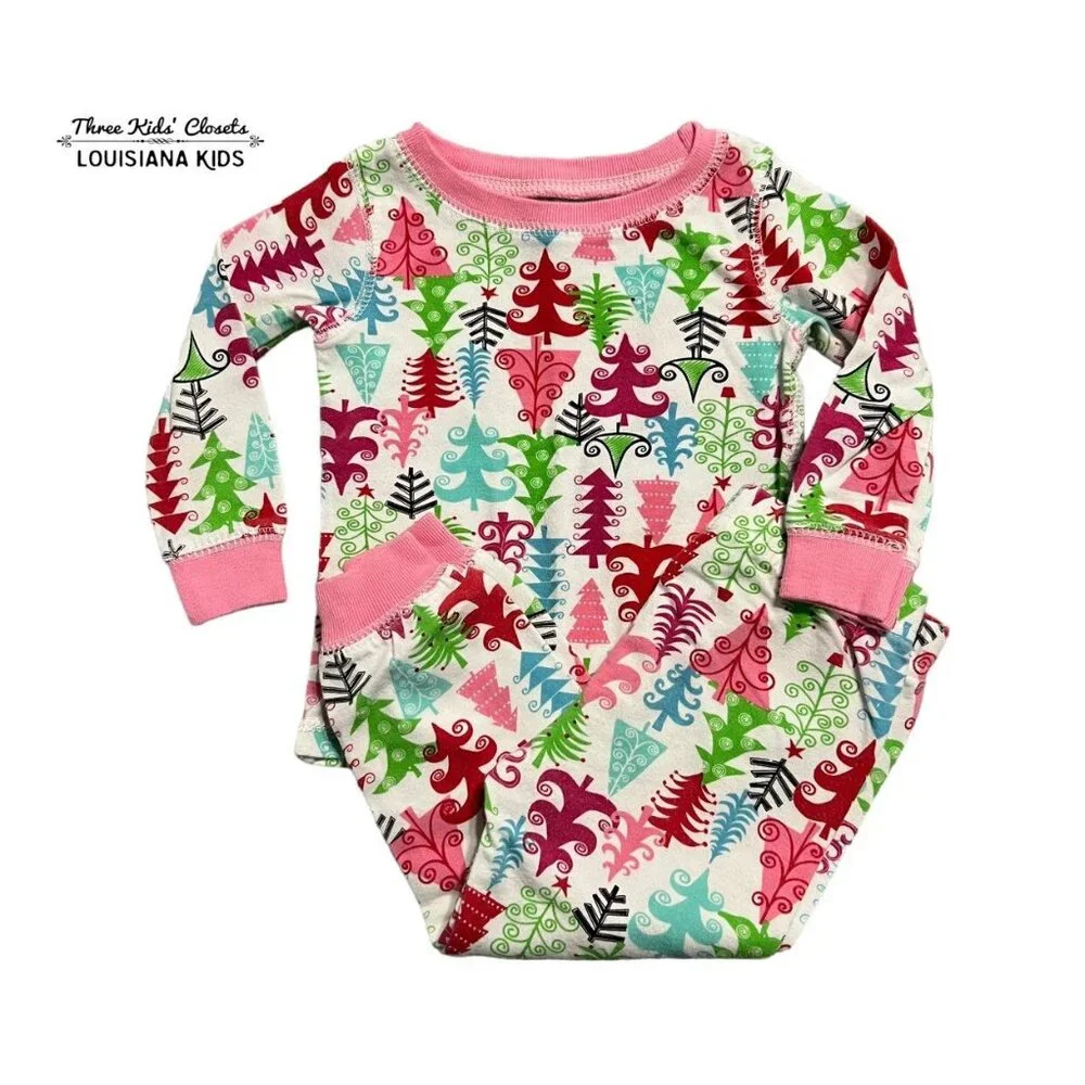 Mud Pie 6-9m Holiday Christmas Tree Pajamas